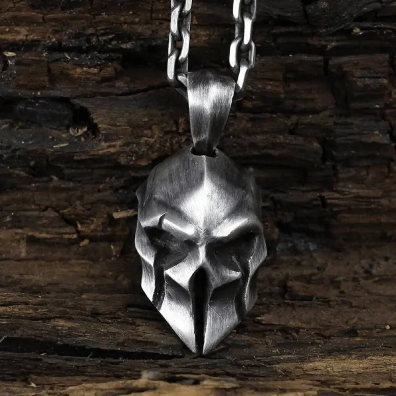Spartan Warrior Helmet Stainless Steel Pendant sold by GTHIC