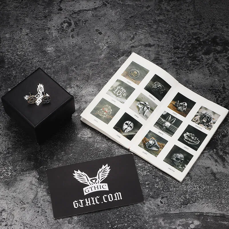 Pentacle Sterling Silver Stud Earrings sold by GTHIC product image thumbnail 5