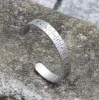 Runes Stainless Steel Viking Cuff Bracelet sold by GTHIC