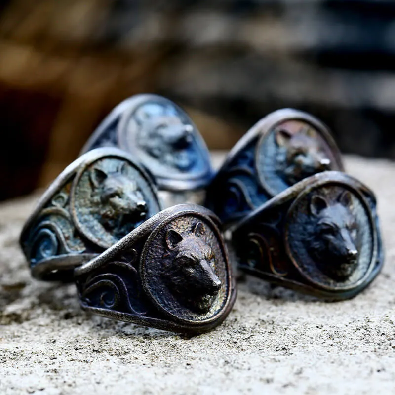 Fierce Wolf Stainless Steel Ring sold by GTHIC