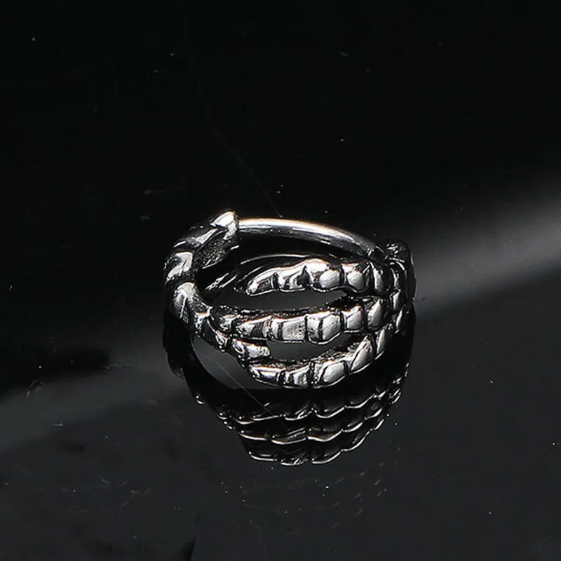 Punk Dragon Claw Stainless Steel Earrings sold by GTHIC product image thumbnail 3