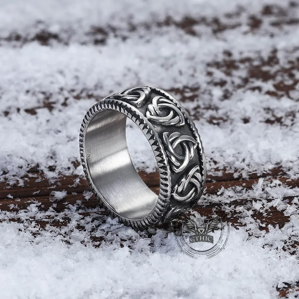 Triquetra Mammen Stainless Steel Ring sold by GTHIC product image thumbnail 4