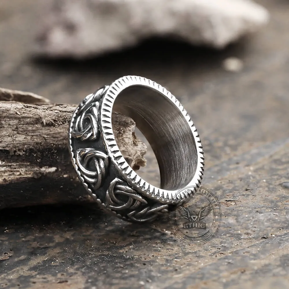 Triquetra Mammen Stainless Steel Ring sold by GTHIC product image thumbnail 5