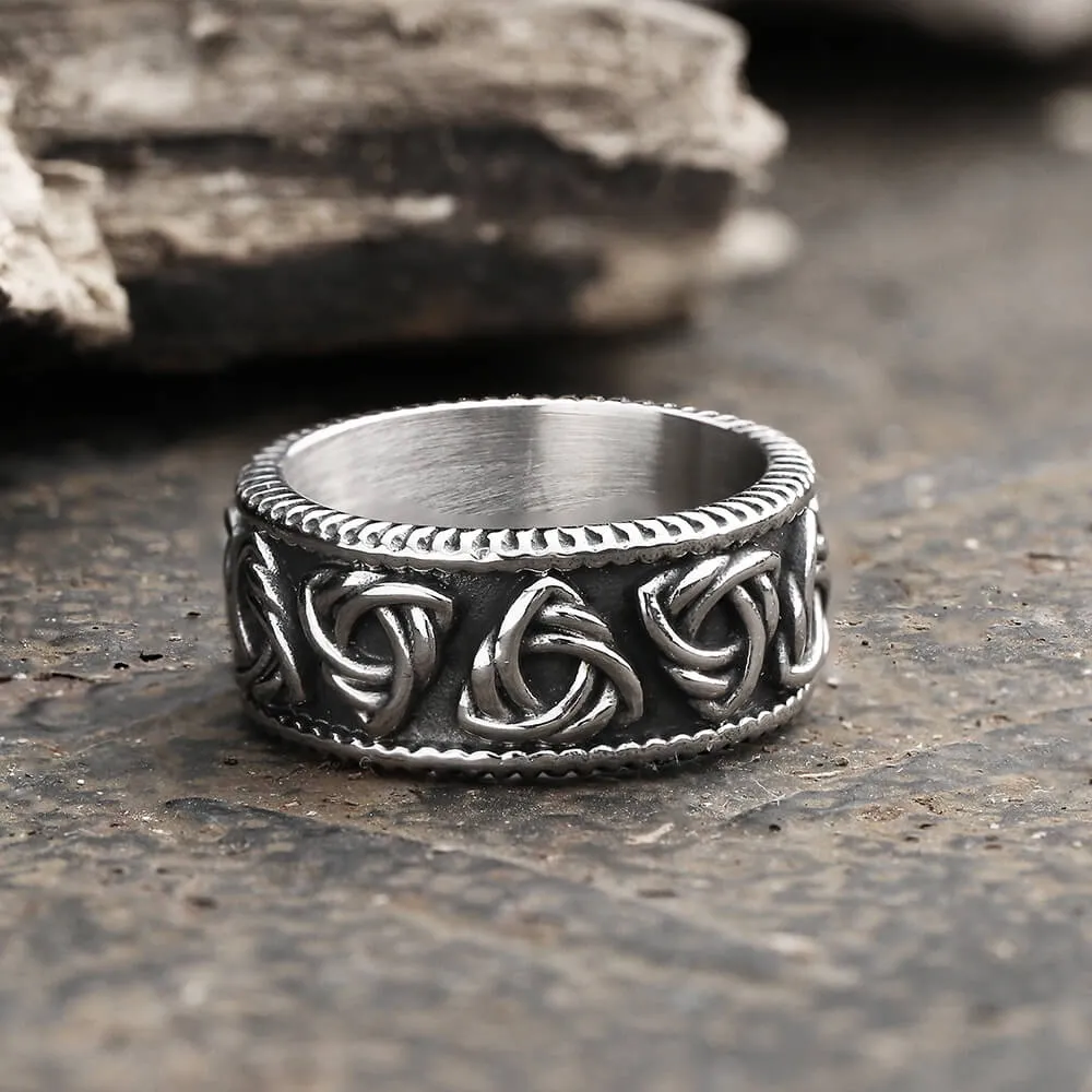 Triquetra Mammen Stainless Steel Ring sold by GTHIC product image thumbnail 3