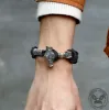 Thor's Hammer Braided Stainless Steel Paracord Bracelet sold by GTHIC