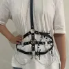 Punk Pentagram Metal Chain Harness Belt sold by GTHIC