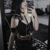 Punk Pentagram Metal Chain Harness Belt sold by GTHIC