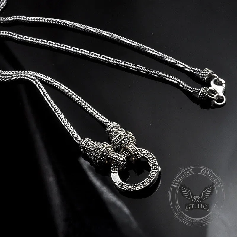 Vintage Sterling Silver Foxtail Chain sold by GTHIC product image thumbnail 3