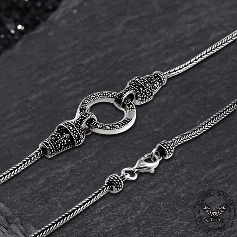 Vintage Sterling Silver Foxtail Chain sold by GTHIC product image thumbnail 5