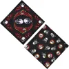 Fire Wings Print Cotton Skull Square Scarf sold by GTHIC