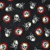 Fire Wings Print Cotton Skull Square Scarf sold by GTHIC