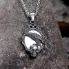 Skull And Raven Stainless Steel Pendant sold by GTHIC