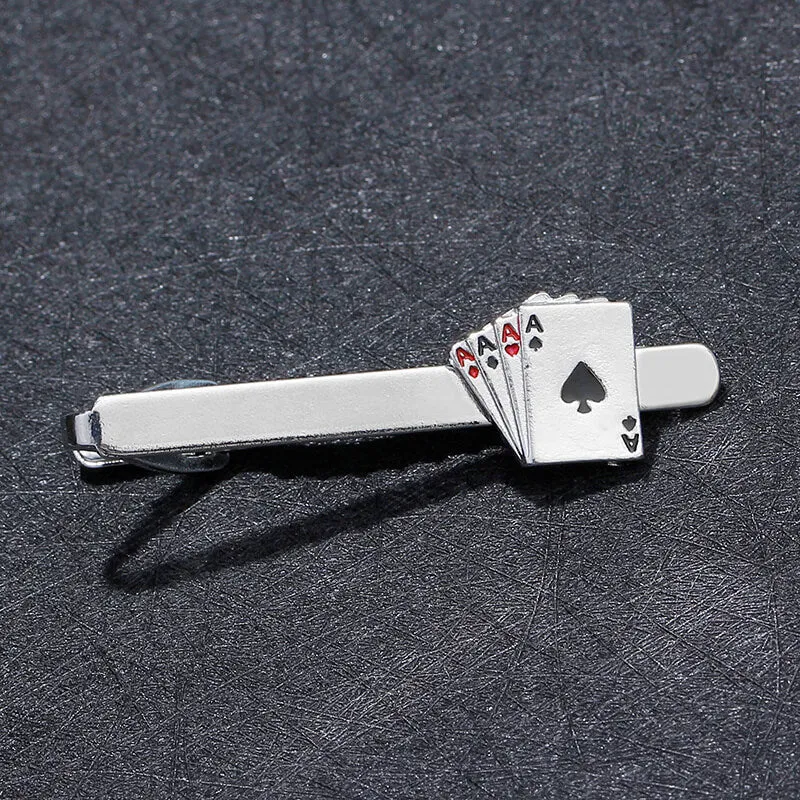 Ace Poker Card Alloy Tie Clip sold by GTHIC