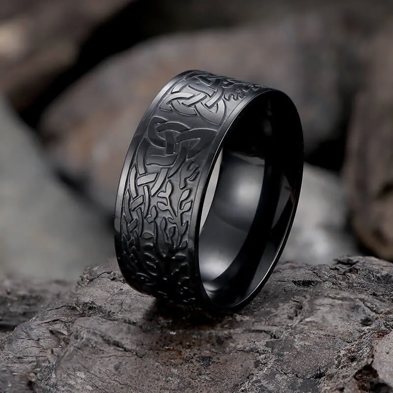 Tree Of Life Design Stainless Steel Viking Ring sold by GTHIC product image thumbnail 3