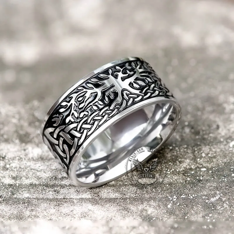 Tree Of Life Design Stainless Steel Viking Ring sold by GTHIC product image thumbnail 5