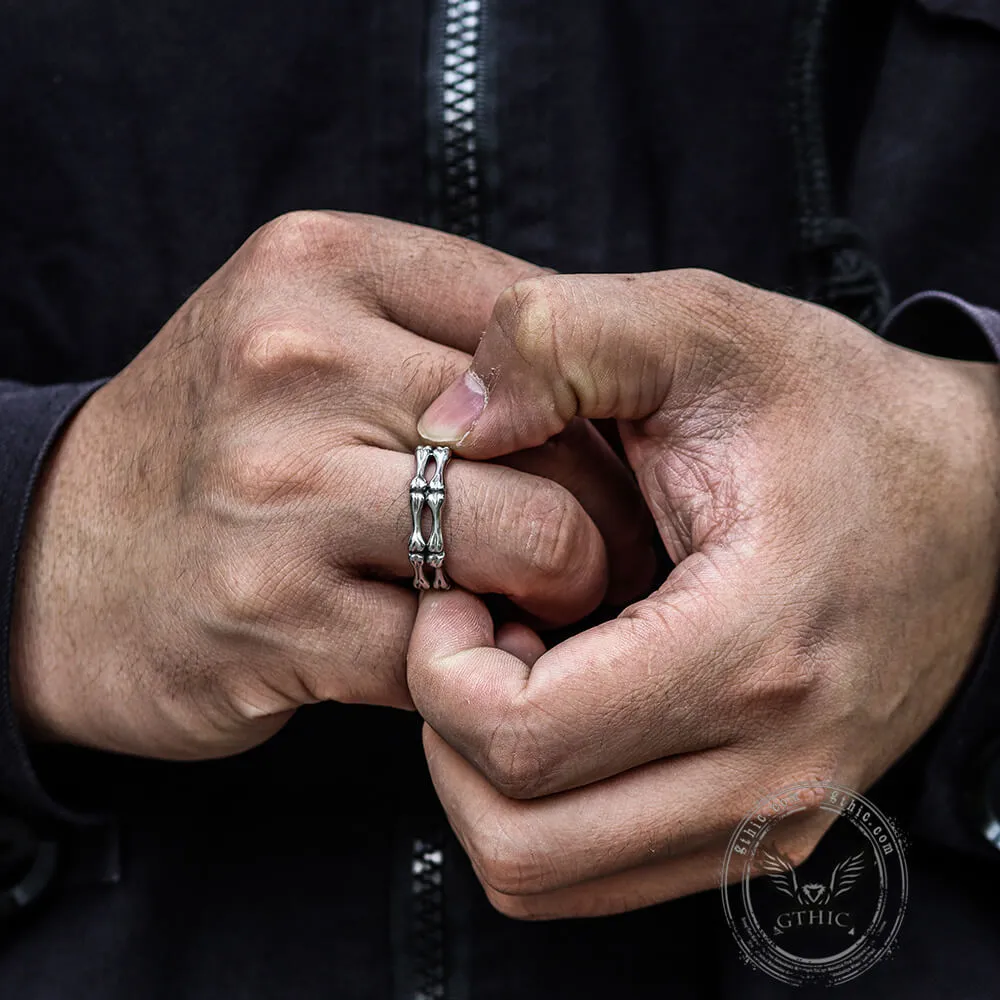 Gothic Bone Stainless Steel Skull Ring sold by GTHIC product image thumbnail 2