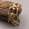 Gothic Body Skull Stainless Steel Bracelet sold by GTHIC