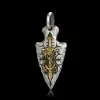 Dragon Sword Arrow Sterling Silver Pendant sold by GTHIC