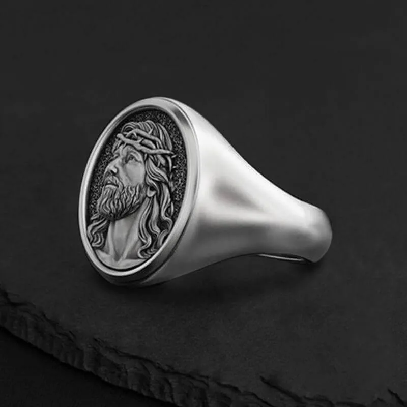 Personalized Custom Round Sterling Silver Ring sold by GTHIC product image thumbnail 4