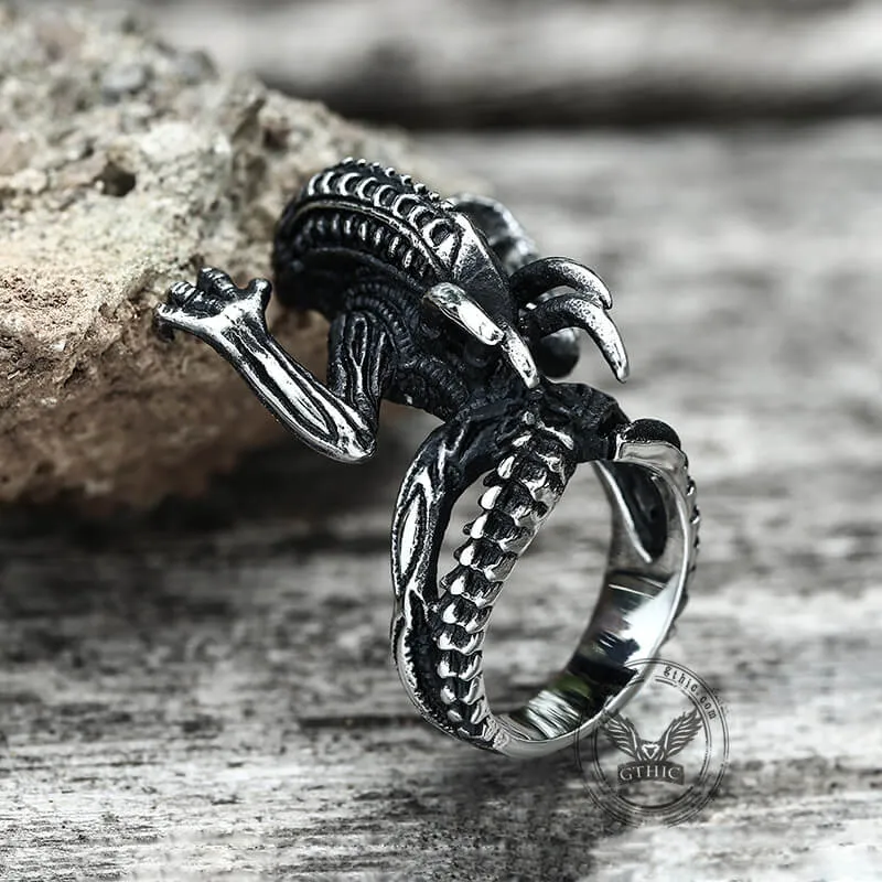 Predator Stainless Steel Skull Ring sold by GTHIC product image thumbnail 5