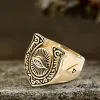 Horseshoe Eye Of Providence Stainless Steel Ring sold by GTHIC