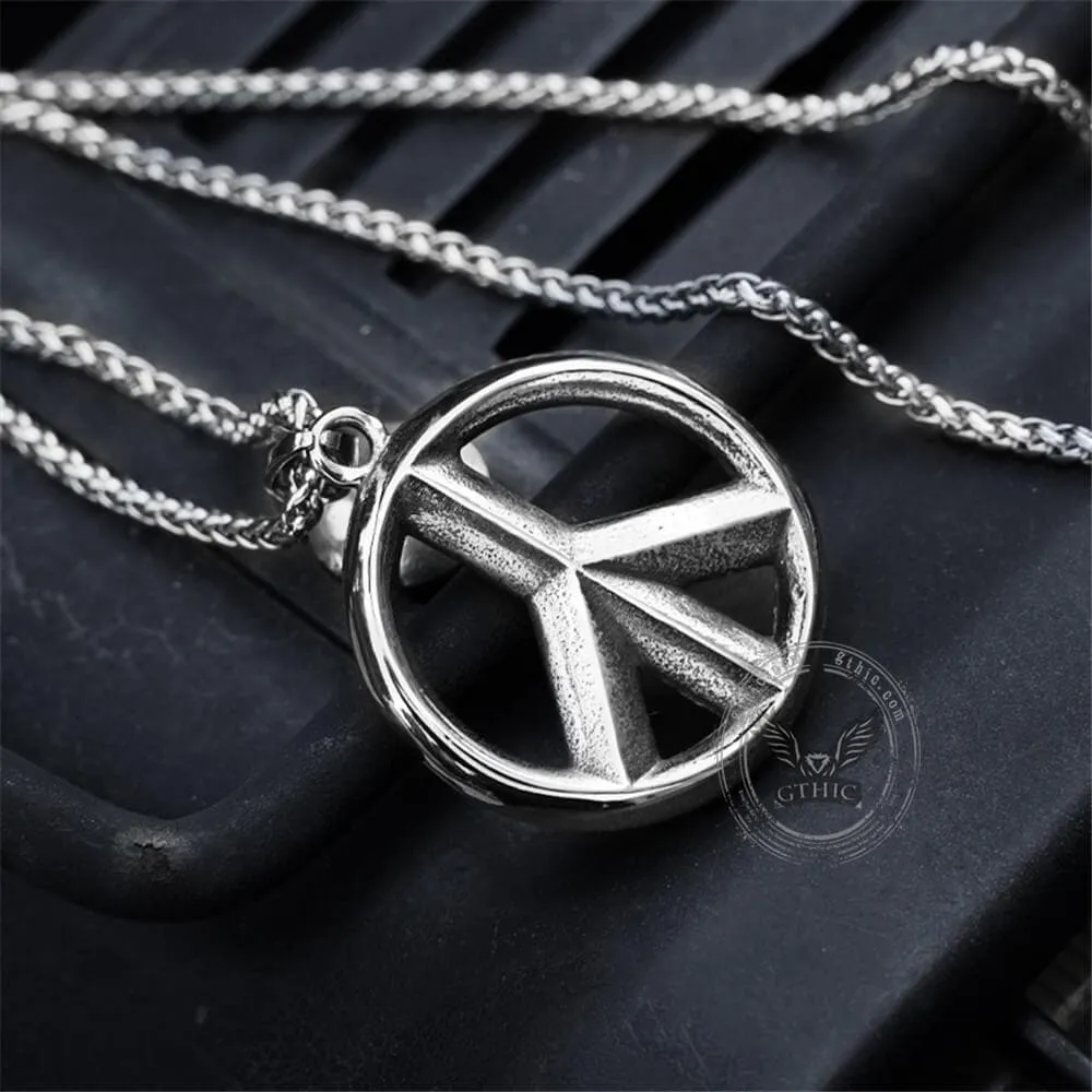 The Peace Symbol Stainless Steel Pendant sold by GTHIC product image thumbnail 2
