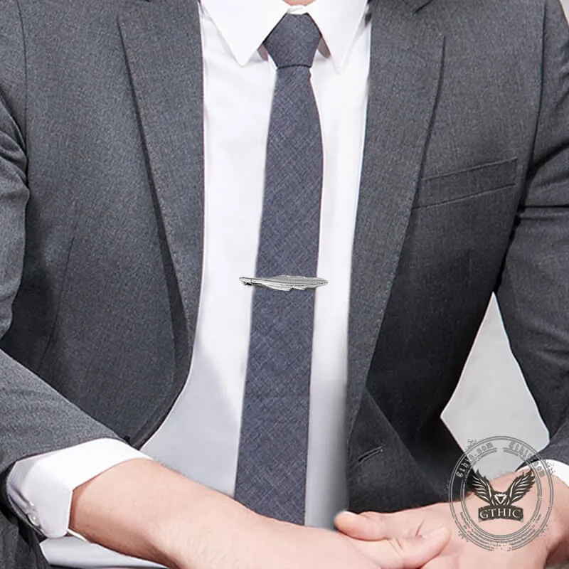 Feather Design Brass Men’s Tie Clip sold by GTHIC product image thumbnail 5