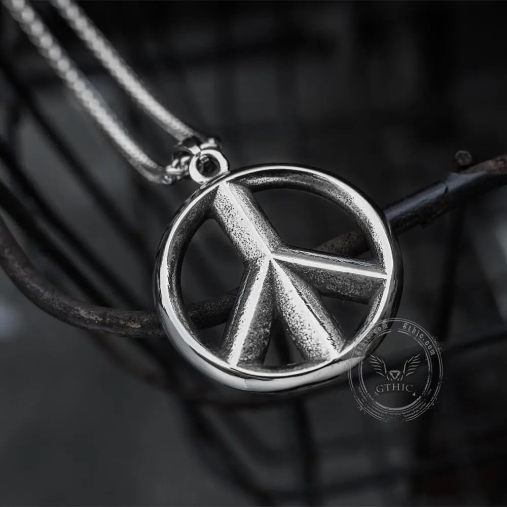 The Peace Symbol Stainless Steel Pendant sold by GTHIC product image thumbnail 3