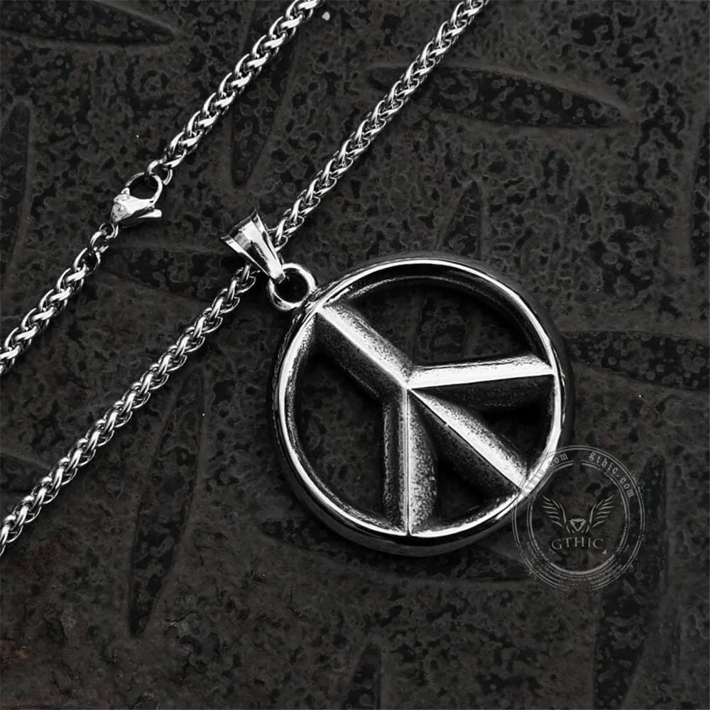 The Peace Symbol Stainless Steel Pendant sold by GTHIC product image thumbnail 4