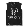 Fun Guy Print Vintage Washed Vest Top sold by GTHIC
