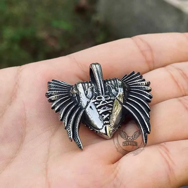 Devil Heart Wings Stainless Steel Pendant sold by GTHIC product image thumbnail 4