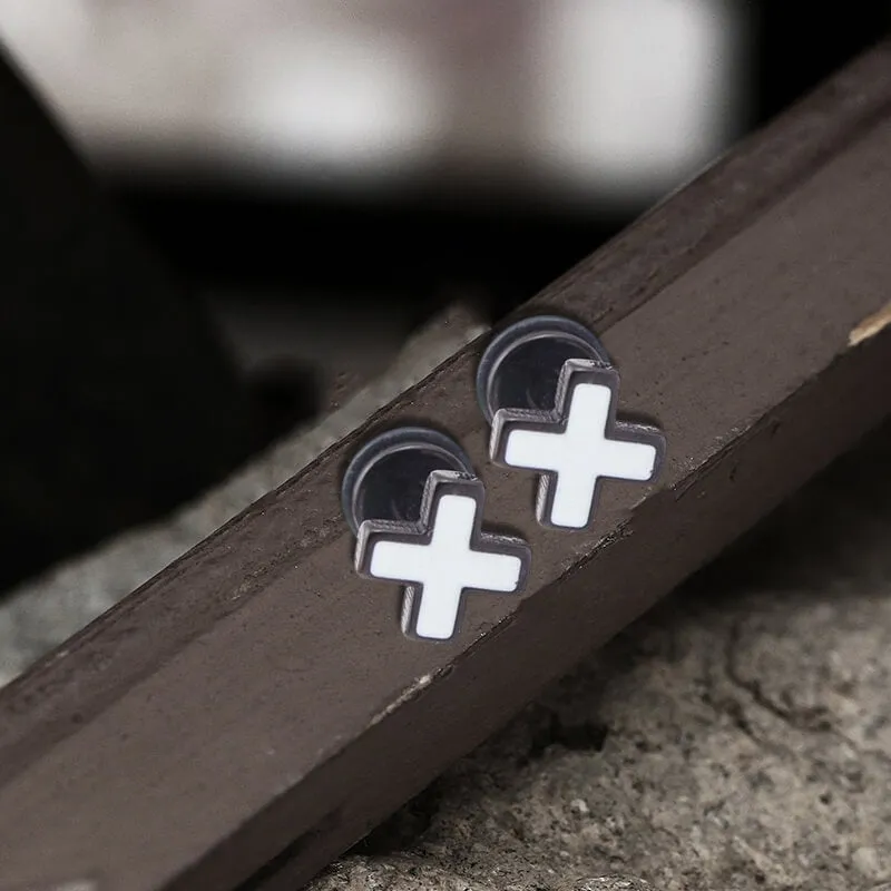 Simple Cross Stainless Steel Earring sold by GTHIC product image thumbnail 4