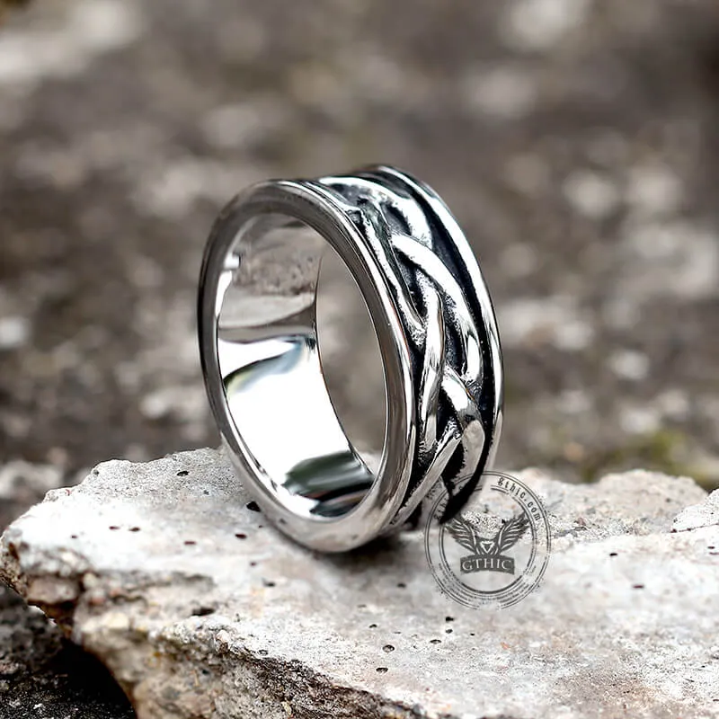 Viking Celtic Knot Stainless Steel Band Ring sold by GTHIC product image thumbnail 5