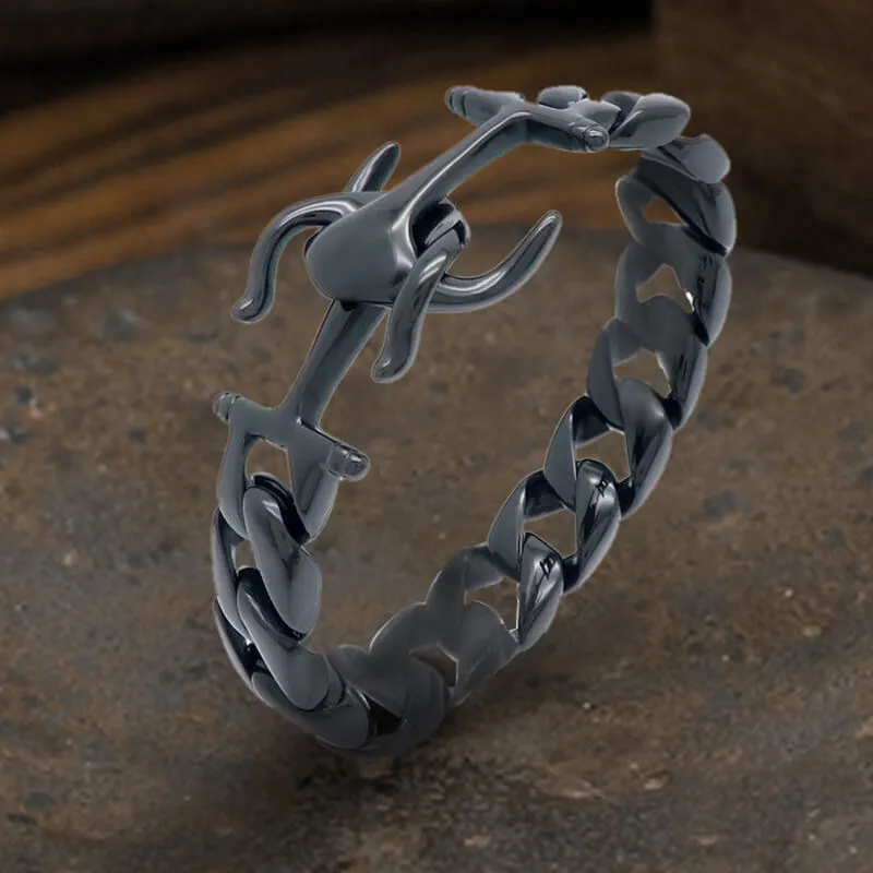 Anchor Cuban Chain Stainless Steel Marine Bracelet sold by GTHIC product image thumbnail 5