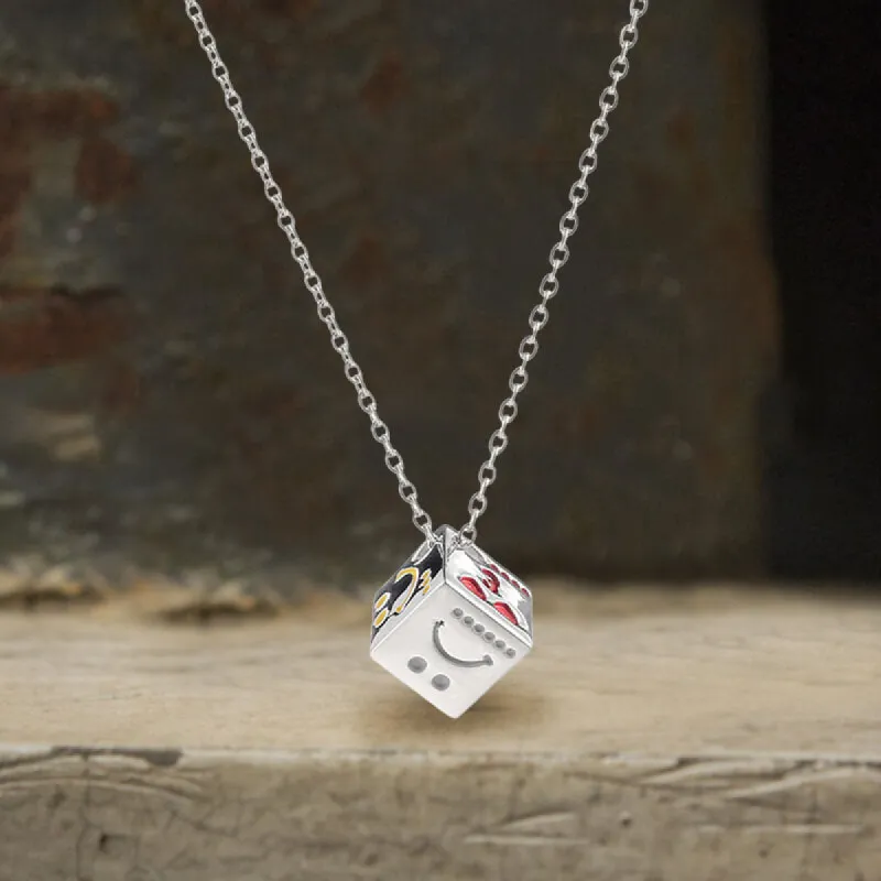 Dice Expression Stainless Steel Necklace sold by GTHIC