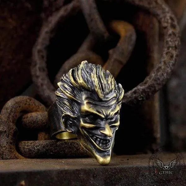 Joker Brass 925 Silver Ring sold by GTHIC