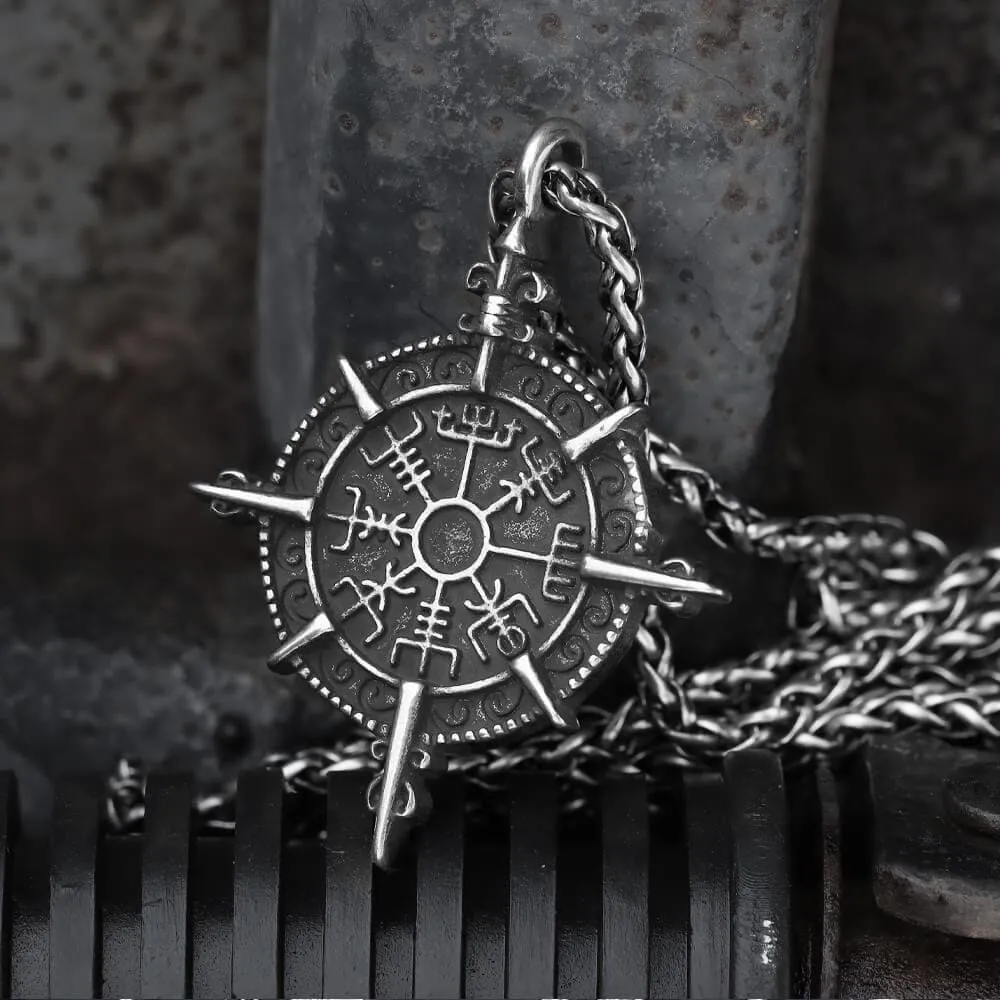Viking Compass Vegvisir Stainless Steel Pendant sold by GTHIC