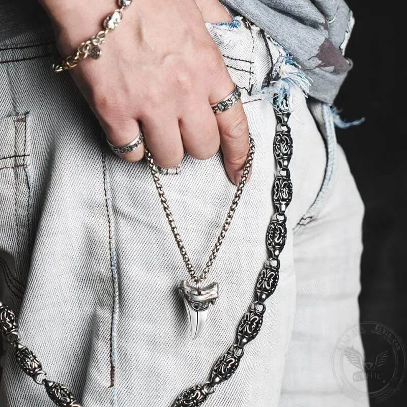 Shark Teeth Sterling Silver Animal Pendant sold by GTHIC product image thumbnail 2