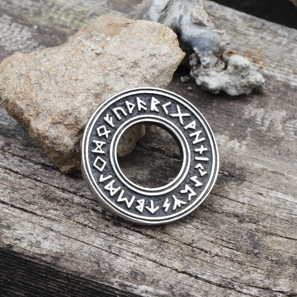 Viking Runes Stainless Steel Pendant sold by GTHIC product image thumbnail 5