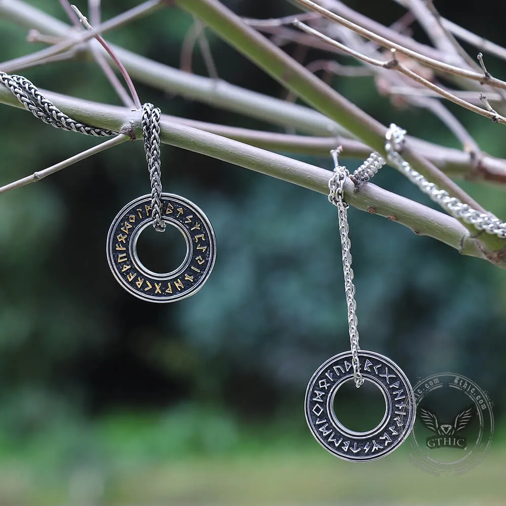 Viking Runes Stainless Steel Pendant sold by GTHIC product image thumbnail 2