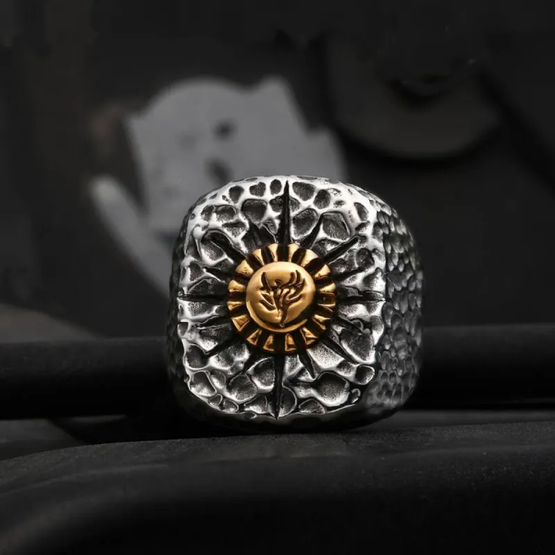Golden Phoenix Stainless Steel Ring sold by GTHIC