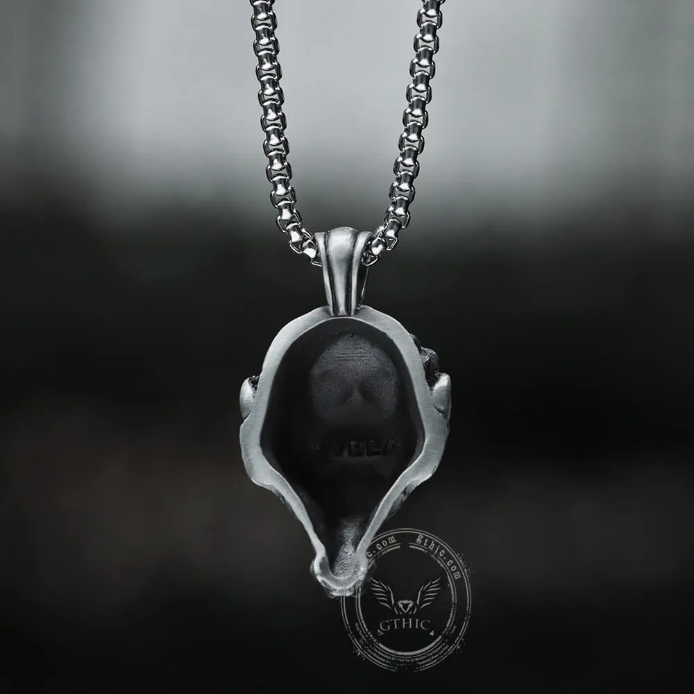 Domineering Dragon Head Pure Tin Necklace sold by GTHIC product image thumbnail 5