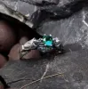 Gothic Bat Diopside Sterling Silver Ring sold by GTHIC