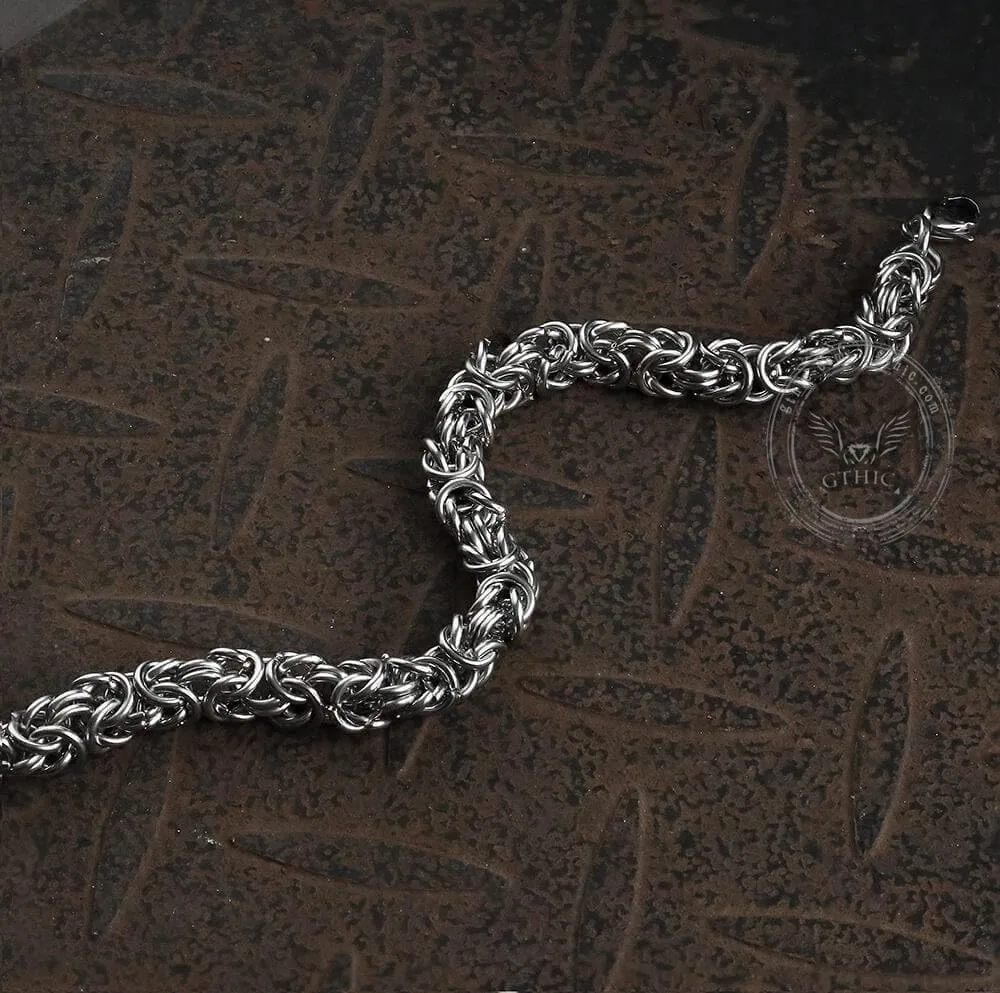 Classic Byzantine Chain Stainless Steel Bracelet sold by GTHIC product image thumbnail 5