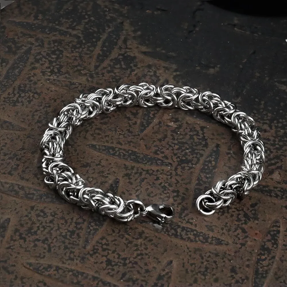 Classic Byzantine Chain Stainless Steel Bracelet sold by GTHIC