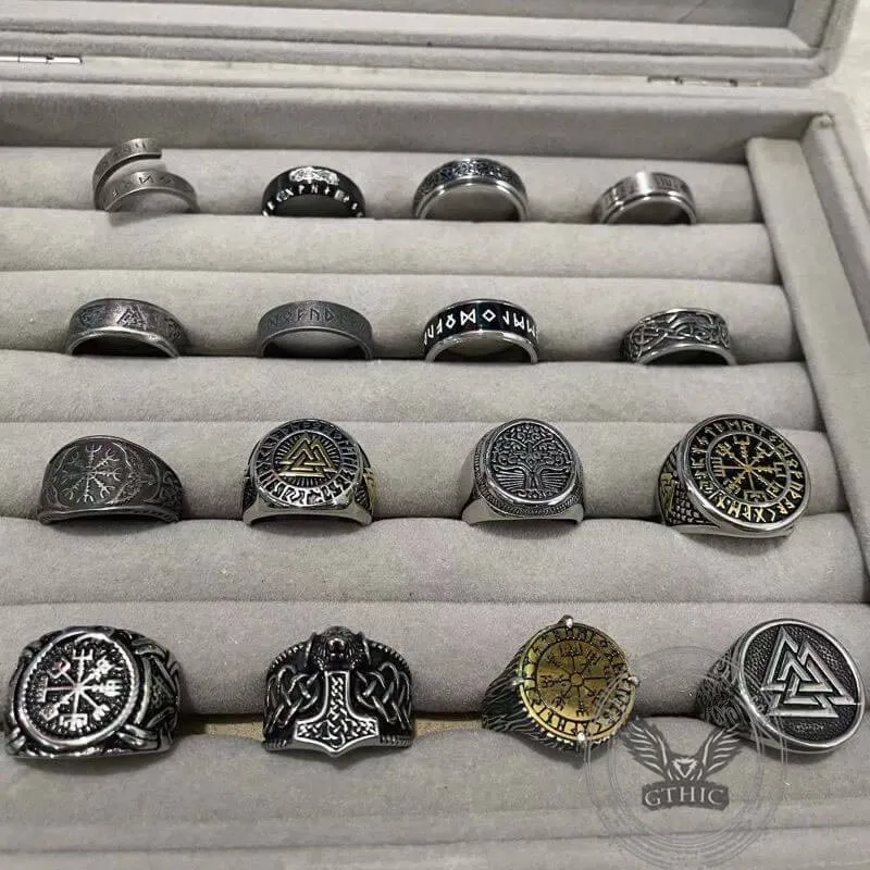 16 Viking Rings Set sold by GTHIC product image thumbnail 4