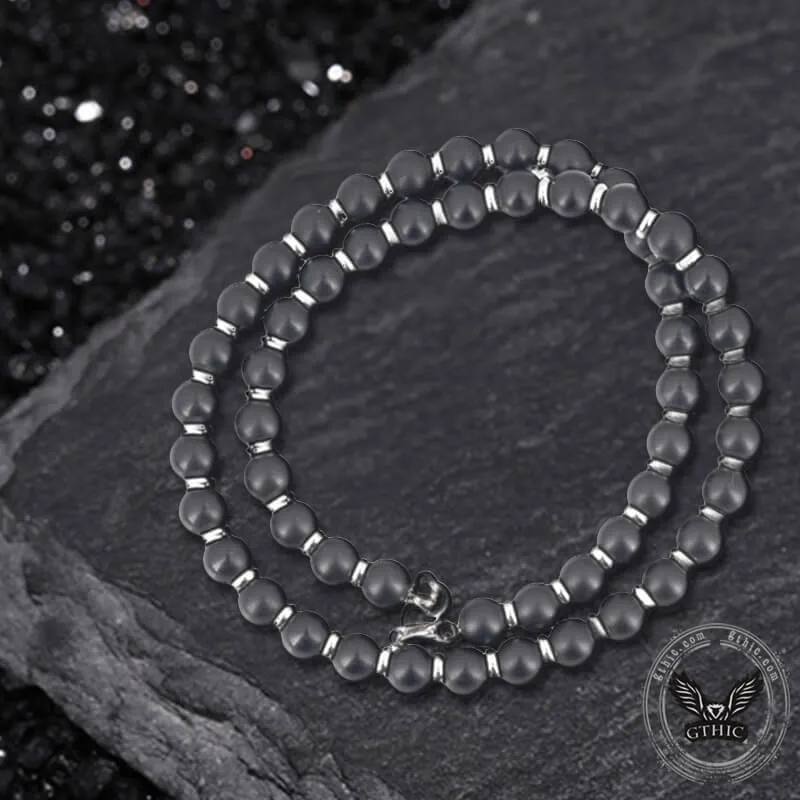 Men’s Vintage Stone Beaded Necklace sold by GTHIC product image thumbnail 2