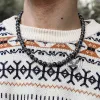Men’s Vintage Stone Beaded Necklace sold by GTHIC