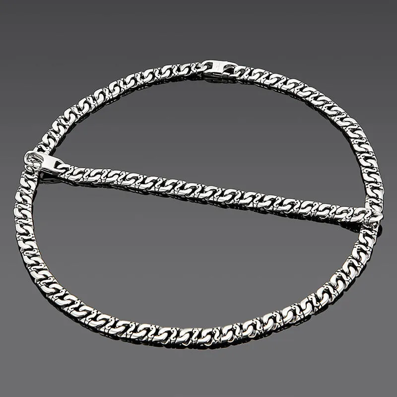 Simple Stainless Steel Chain Necklace sold by GTHIC product image thumbnail 4