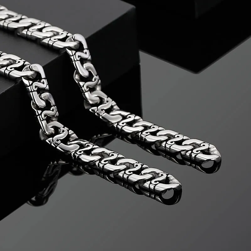 Simple Stainless Steel Chain Necklace sold by GTHIC product image thumbnail 5